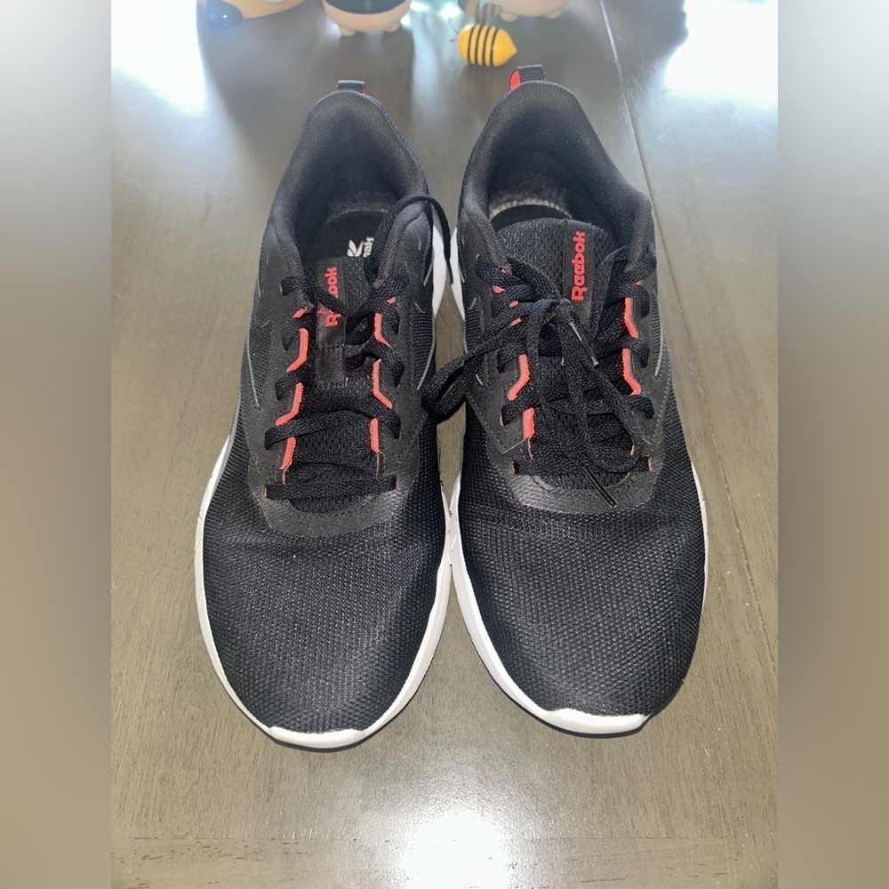 Reebok Men's Black and Red Athletic Sneakers